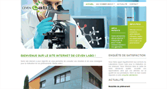 Desktop Screenshot of ceven-labo.com